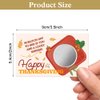Haizct 50 Pack Thanksgiving Theme Scratch Off Games, Turkey Scratch Cards for Baby Shower Lottery Game Family Activities, Fall Thanksgiving Party Games, Thanksgiving Raffle Tickets, Baby Shower
