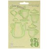 Ecstasy Crafts Lea'bilities Cut and Emboss Dies, Tea Set