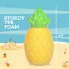 Wags & Wiggles: Pineapple Floatable TPR Dog Toy| Fun Summer Pool Toy for Dogs That Floats | Floating Water Toy Pineapple Squeaky Toy Great for Lakes and Pools, 5.9 Inch (FF21104)