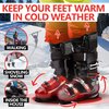 Heated Socks for Men and Women, Battery Powered Socks Heated for Men and Women to Keep You Warm All Day - Heated Ski Socks Women Must Have for Winter Weather - Patterns and Colors May Vary