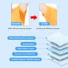 KONGDY 100 Pcs Armpit Sweat Pads, Underarm Sweat Pads for Women and Men Pure Cotton Disposable Underarm Pads, Sweat Absorption Comfortable, Extra Adhesive Unflavored