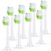 Electric Toothbrush Brush Replacement Heads, White, 8 Packs