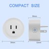 ExIoTy Smart Plug, Works with Alexa Only, Simple Setup with One Voice Command, Voice Control, Remote Control, Timer & Schedule & Group Controller, Bluetooth Mesh Outlet, Alexa Echo Required （4 Pack）