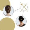 LELEVTXP 2 Pcs Girls Chopsticks Vintage Hair Sticks Hairpins Vintage Hair Accessories for Women Girls Long Hair (Golden)