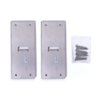 Kingsley Park Mail Post Extender Bracket, Silver