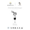 Homestia Wine Stopper Cool Wine Bottle Stoppers for Glass Bottles, Elephant Bottle Stopper Reusable Wine Corks Wine Tool, Zinc-Alloy Silicone Wine Stoppers Cute Wine Toppers with Fancy Decors