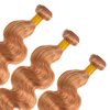 Highlight Human Hair Bundles P27/30 Bundles Honey Blonde Body Wave Bundles Brazilian Virgin Remy Human Hair Extensions 22 24 26 Inch 2 Tone Honey Blonde Mixed Light Brown Bundles
