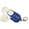 LUMAGNY 4X / 6X LED Folding Pocket Magnifier | Dual 1" (2.54 cm) Lens | 10x Combined Zoom | Ultra-Bright LED | Durable ABS | Blue & White