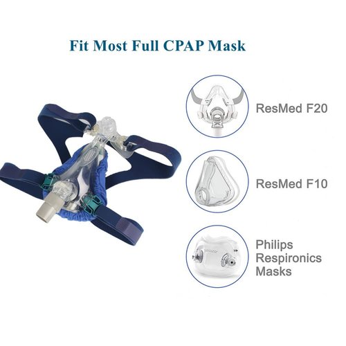 CPAP Mask Liners, CPAP Mask Covers Pads Full Face - for Most CPAP Full Face Nasal Masks Reusable [5 Pack]
