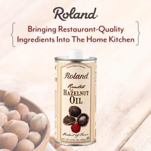 Roland Foods Roasted Hazelnut Oil, Specialty Imported Food, 16.9 Fl Oz Can