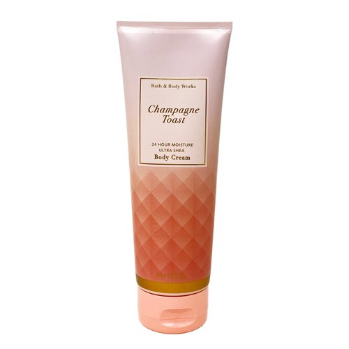 Generic Bath and Body Work CHAMPAGNE TOAST Body Cream and Shower Gel Set - Full Size, Pink