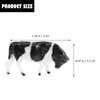 Toyvian 30 Pcs Mini Cow Animal Figure Feng Shui Ox Farm Barn Animals Playset Cow Model Toys Mini Animal Figurine Abs Child Potted Plant Decor
