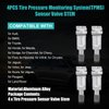 AULINK 4PCS Tire Pressure Monitoring System (TPMS) Sensor Valve STEM Repair Kit Tire Pressure Sensor Valve Stem