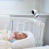 Koroao Baby Monitor Mount for Boifun Baby 5s Camera, Versatile Flexible Twist Mount Without Tools or Wall Damage（White）