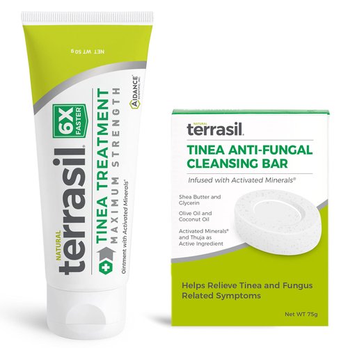 Aidance Terrasil Tinea Versicolor Treatment Max (50g Tube & soap bar)