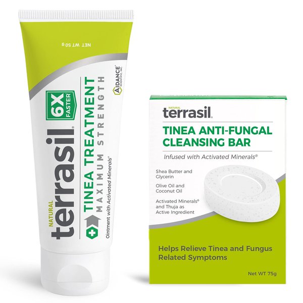 Aidance Terrasil Tinea Versicolor Treatment Max (50g Tube & soap bar)