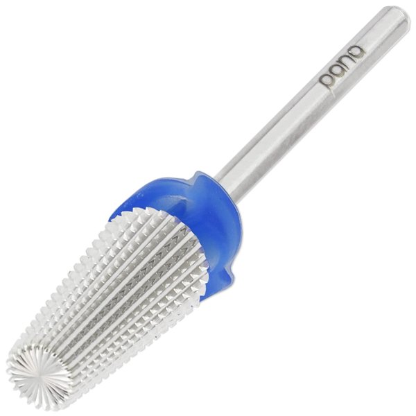 PANA Nail Carbide 5 in 1 Bit - Two Way Rotate use for Both Left and Right Handed - Fast remove Acrylic or Hard Gel - 3/32" Shank - Manicure, Nail Art, Drill Machine (Medium - M, Silver)