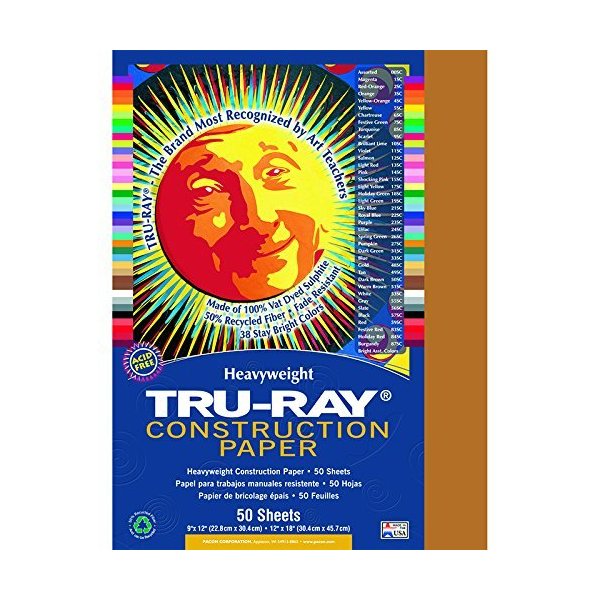 PACON CORPORATION TRU RAY 12 X 18 ORANGE 50 SHT (Set of 3)