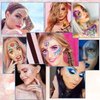 12 Jars of Cosmetic Chunky Glitter Shimmer Body Face Hair Eye Party Beauty Makeup Temporary Tattoos 12 Colors (96g/3.38oz) + Quick Dry Glitter Glue(10ml)