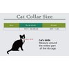 CHUKCHI Heart Bling Cat Collar with Safety Belt and Bell 8-11 Inches(Pink)