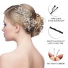 Black 400PCS Hair Bobby Pins for Women, Bun Pins for Thick and Thin hair and All Hair Types with Case, 1.97 inch