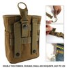 Drawstring Highend Rock Climbing Chalk Bag Carabiner Diferent Pockets for Climbing Bouldering, Gymnastics, Gym Pouch, Cross Fit and Lifting to Securely Hold Phones and Valuables (Khaki)
