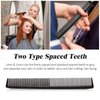 5 Pieces Hair Cutting Comb Barber Comb Hair Styling Combs Fine Teeth Carbon Comb Set Anti Static Heat Resistant Hairdressing Tapered Comb for Men Women (Classic Combs)