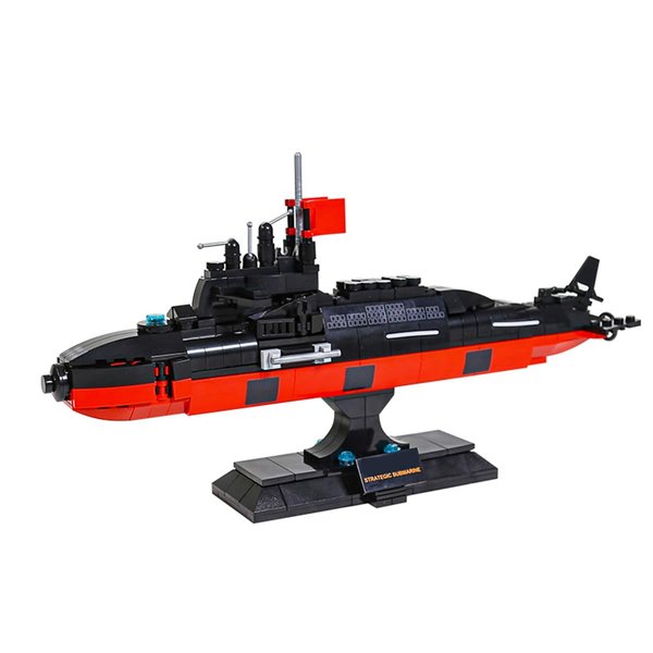 DAHONPA Strategic Nuclear Submarine Military Series Building Bricks Set (389 Pcs) Warship Build Blocks Toy, Gift for Adult