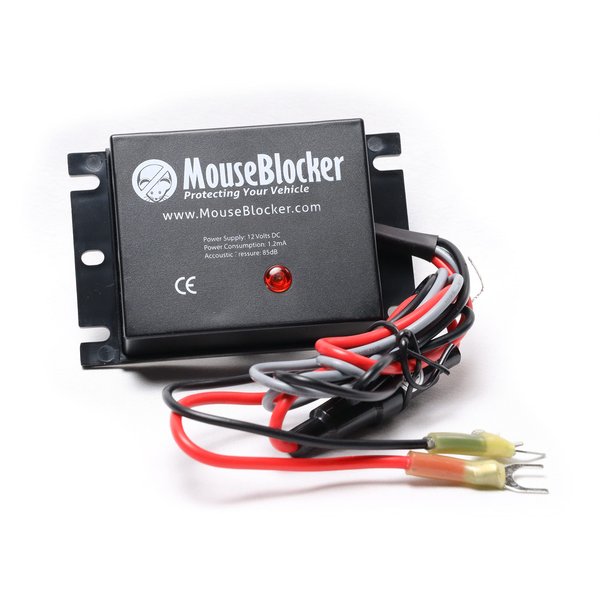 MouseBlocker 12V Ultrasonic Under Hood Mouse and Rodent Deterrent for Your Vehicle
