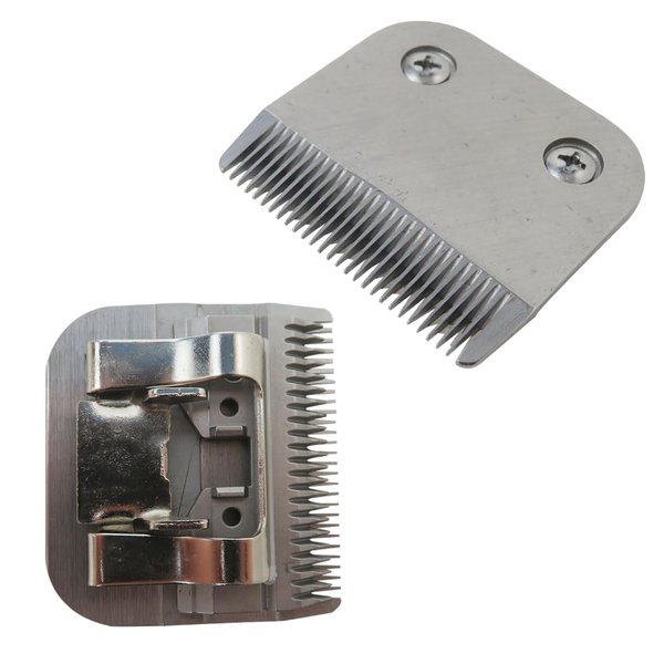 Feuaue 2pcs #30 Blade Dog Grooming Clipper Replacement Blades for Andis Ul-traEdge Wahl Oster Detachable Blade Clippers, Stainless Steel Blade,Size-30, 1/50-Inch Cut Length (64260)