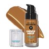 Revlon Liquid Foundation, ColorStay Face Makeup for Normal and Dry Skin, SPF 20, Longwear Medium-Full Coverage with Matte Finish, Oil Free, 400 Caramel, 1.0 Oz