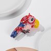 Funny Parrot Hair Clip,Acetate Claw Clips,Hair Clips for Women,Red