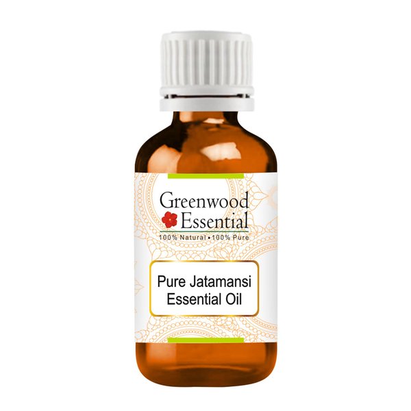 Greenwood Essential Pure Jatamansi (Spikenard) Essential Oil (Nardostachys jatamansi) Steam Distilled 5ml (0.16 oz)