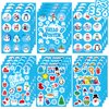 Joy Bang 356 PCS Christmas Winter Stickers for Kids, 24 Sheets Snowflake Penguin Snowman Stickers for Gifts Crafts Water Bottles, Holiday Xmas Sticker Bulk for Teachers Classroom Party Favors