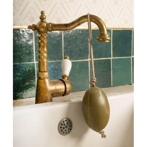 Marius Fabre Olive Oil Marseille Soap Bar with Rope 290g | Hanging Shower Olive Oil Soap Natural