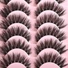 FARRED Natural Lashes Fluffy False Eyelashes 14 Pairs Fake Eyelashes Wispy Lashes Natural Look Short Cat Eye Lash Wispy Volume Eyelash Faux Mink Strip Lashes Pack for Daily Makeup (F18 | 8-14 mm)