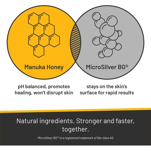 Absorbine Silver Honey Rapid Skin Relief Medicated Shampoo, Medical Grade Manuka Honey & MicroSilver BG, Rejuvenating, Soothing & Hydrating, 16 fl oz