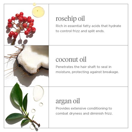 Briogeo Farewell Frizz Blow Dry Cream Heat Protectant for Hair, Anti Frizz Hair Product with Argan Oil for Styling, 2 fl oz