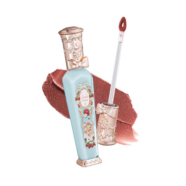 Flower Knows Strawberry Rococo Cloud Lip Cream Matte Liquid Lipstick-Long Lasting&Highly Pigmented Lip Stain -Velvety Waterproof Lip Makeup for Girls&Women-0.12 Fl Oz,1 Count(S03 Caffe Mocha)