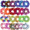 Beauty.H.C Shiny Metallic Scrunchies Elastic Hair Bands Hair Tie Ropes Scrunchy Soft Hair bobbles for Ponytail Holder fasion Hair Scrunchies for Girls Party Favorts 24Pcs