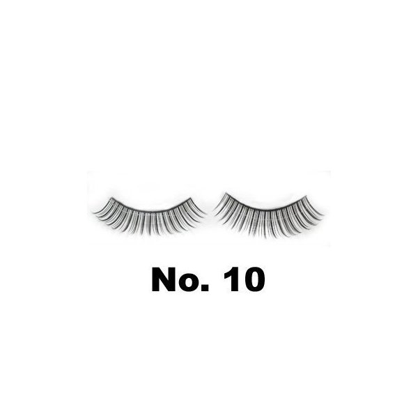 Model 21 False Eyelashes No. 10, 10 Pairs