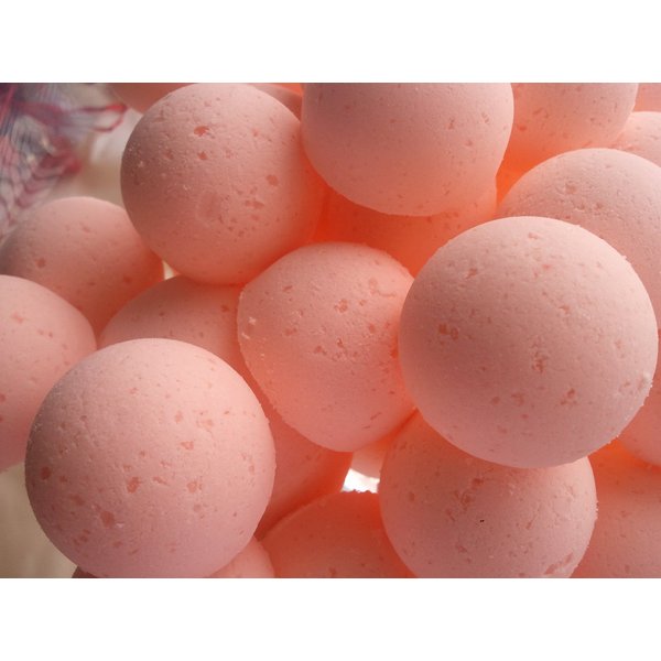 Spa Pure CLEMENTINE Bath Bombs - 14 Bath Fizzies with Shea Butter, Ultra Moisturizing (12 Oz) ...Great for Dry Skin (Clementine)