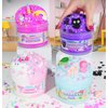 Peachybbies Slime 4-Pack Fantasy Bundle, Unicorn Candy Floss, Mermaid's Ball, Angel Axolotl, Magical Kitty Fur, Includes Slime Activator, Easter Basket Stuffers, Sensory Toys for Kids, Made in USA
