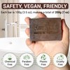 Herbvian 2 Pcs Coffee Cinnamon Exfoliating Soap Bars, Vietnamese Body and Face Soap, Scrub Soap Bar, Back Acne Body Soap, Cleaser Soap for Men, Women, Teen and All Skin Types