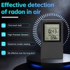 Radon Detector, Real-time Monitoring of Indoor Radon Concentration,Portable Digital Display,Easy Operation,US Version-Pci/L,Portable Radon Meter,Accurate Radon Monitor