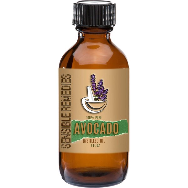 Sensible Remedies Avocado Oil 100% Pure and Natural Distilled 4 fl oz