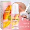Lyon Lash Eyelash Extension Shampoo (Peach), Gentle Formula Paraben & Sulfate Free, Oil Free Foam Cleanser Kit | Remove Eye Makeup & Oil & Dust | Professional Salon And Home Use (60ml + 1 mascara wand + 1 cleansing brush)