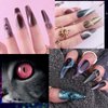 Clara Colors Cat Eye Gel Nail Polish, 12 Colors Holographic Glitter Cat Eye Gel Nail Polish Set with Magnet Romantic Galaxy Series Cat Eye Gel Polish Set Long Lasting Soak Off UV LED