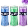 300 Pcs Repair Paint Brushes，Touch Up Paint Brushes, for Automotive Paint chip Repair, Clearance Cleaning, Available in 2.5 mm,2.0mm and 1.5 mm(L:2.5mm,Blue/M:2.0mm,Green/S:1.5mm, Purple)