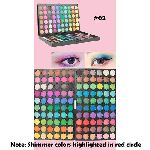 Magik 120 Colors Eyeshadow Professional Makeup Palette Shimmer Matte Highlight (#2)